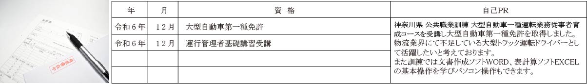 パソコンスクール ＰＣアカデミーオーシャン　神奈川県小田原市 公共職業訓練 即戦力 2024年11月生募集案内 大型自動車一種運転業務従事者育成コース